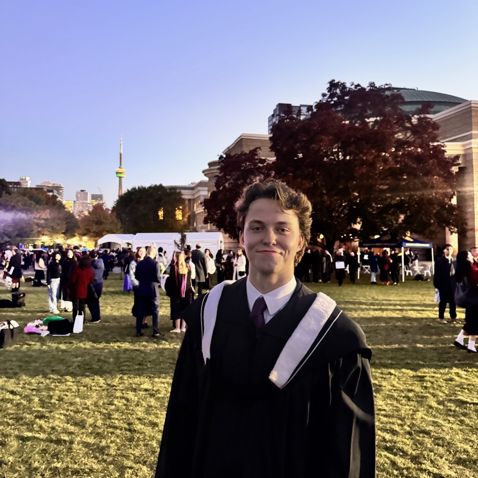 Graduation at U of T, 2025.