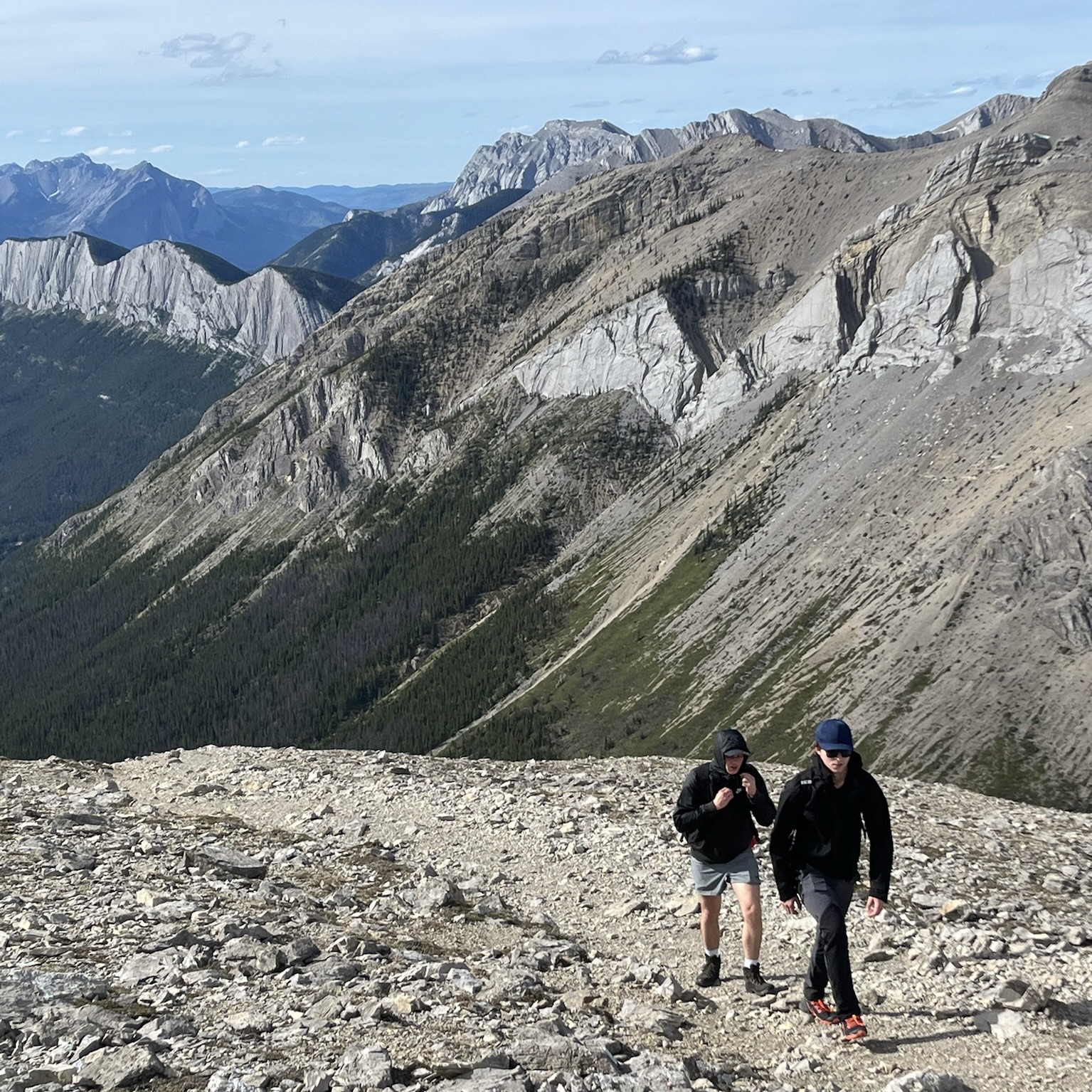Hiking in the Canadian Rockies last year!